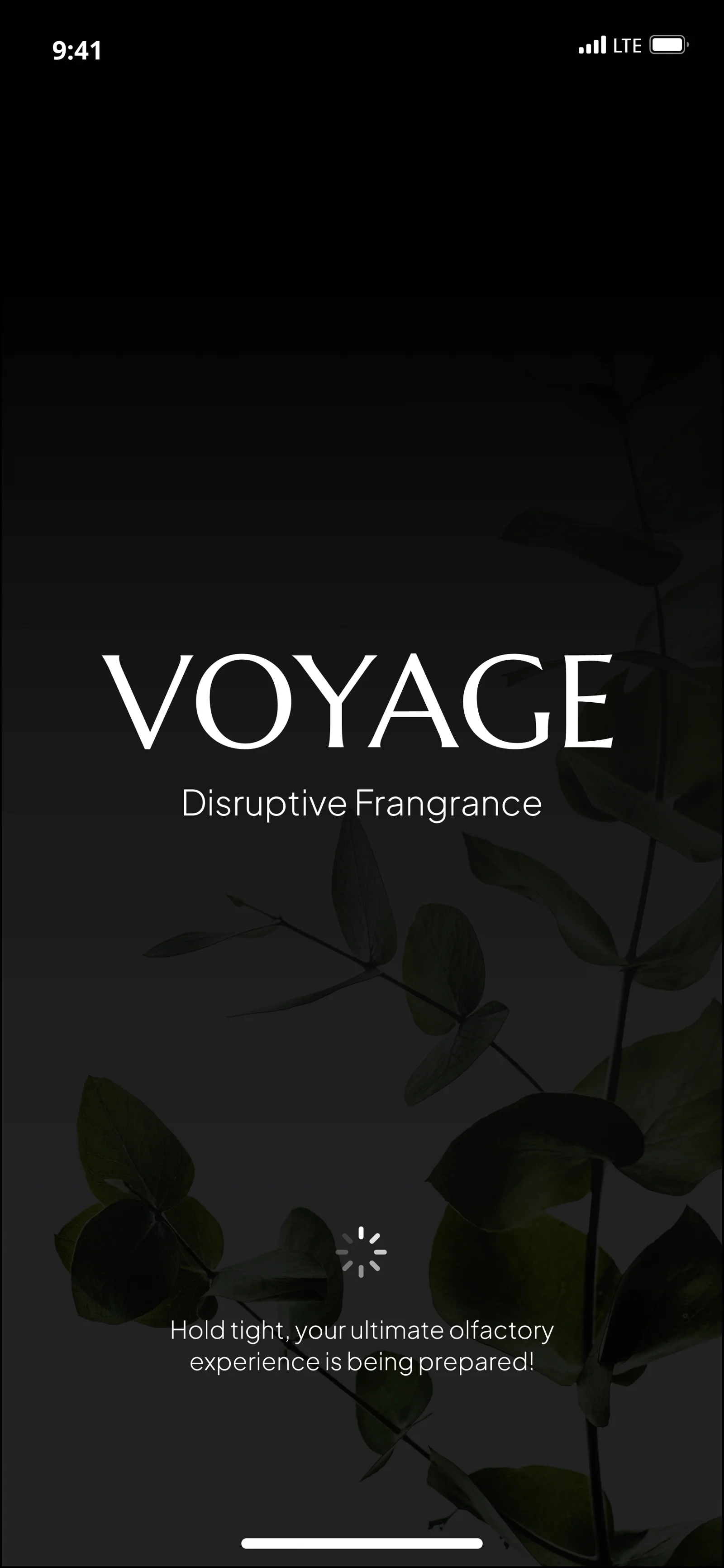VOYAGE: Disruptive Fragrancy — Branding + Mobile App Mockup